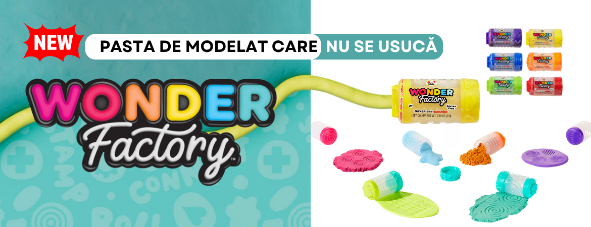 Wonder Factory - pasta de modelat care nu se usuca niciodata