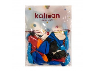 Baloane Latex 25 cm (10") 100 buc. Kalisan PASTEL