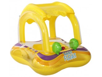 Colac gonflabil cu umbrar pentru bebelusi Intex - 81 x 66 cm, 12 luni+