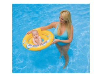 Cerc gonflabil cu decupaje pentru picioare D 67 cm, pana la 15 kg, 1-2 ani, INTEX