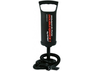 Pompa de aer manuala „Double Quick I”, furtun cu 3 duze, 29 cm, INTEX