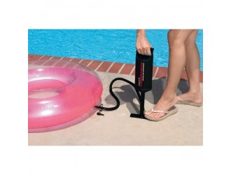 Pompa de aer manuala „Double Quick II”, furtun cu 3 duze, 36 cm, INTEX