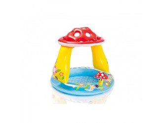 Piscina gonflabila pentru copii cu baldachin “Ciuperca” 102х89 cm, 45 L, 1-3 ani, INTEX
