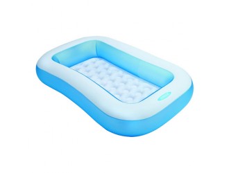 Piscina gonflabila pentru copii cu baza gonflabila 166x100x28 cm, 90 L, 2+, INTEX