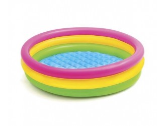 Piscina gonflabila pentru copii “Apus de soare” 114x25 cm, 136 L, 2+, INTEX