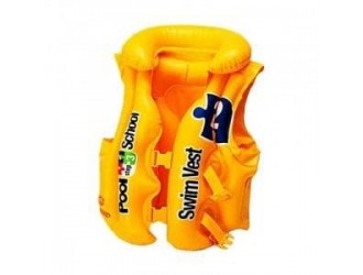 Vesta de inot gonflabila „Scoala pentru inot”, 50х47 cm, 3-6 ani, INTEX