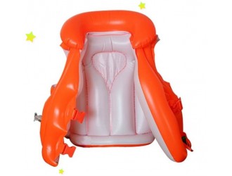 Vesta de inot gonflabila Intex School Deluxe, 3 camere de aer, catarame reglabile, 50 x 47 cm, 3-6 ani