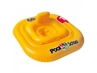  Cerc gonflabil cu decupaje pentru picioare 71x71 cm, pana la 15 kg, 1-2 ani, INTEX