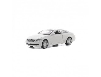 Masina model MERCEDES-BENZ CL-550 (alb, negru, 1:32)