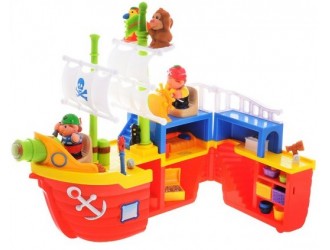 Set de Joaca Corabia Piratilor(pe roti, lumini si sunet)