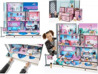 Mega Set L.O.L CASUTA (in set o familie exclusiva L.O.L.+accesorii)
