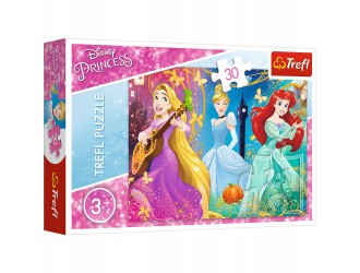 Trefl Puzzles-"30"-Enchanted melody/Dysney Princes