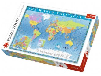 Trefl Puzzles -"2000"-Political map of the world