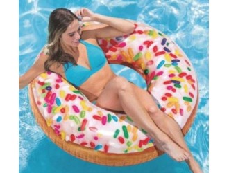 Cerc gonflabil RAINBOW SPRINKLE DONUT 114cm