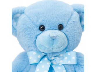 Jucarie moale Boby Spotty Bear 25cm-Ursulet Albastru