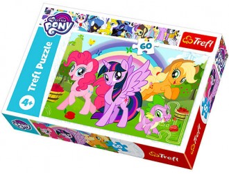 Trefl Puzzles - "60" - Rainbow friendship