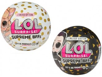 Papusa L.O.L Surprise! BFF(1 bucata) biluta neagra-baietel sau biluta alba-fetita