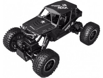 Masina cu RC OFF-ROAD CRAWLER – TIGER (negru mat, acumul. 4,8V, 1:18)
