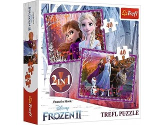 Trefl Puzzles - 40+40 / Disney Frozen 2