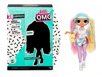Papusa L.O.L. Surprise! OMG S2 - CANDYLICIOUS (Lady Bon Bon)