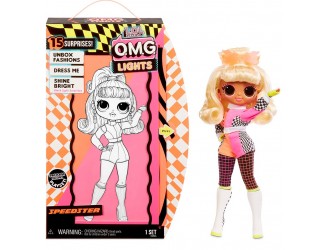 Papusa L.O.L. SURPRISE! OMG LIGHTS- SPEEDSTER (cu accesorii)