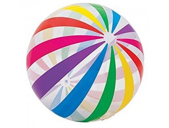 Minge gonflabila de plaja Intex Gigant, Diametru 107 cm, Multicolor, 3 ani+