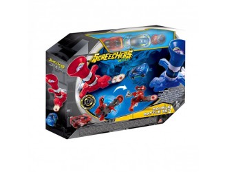 Set de joaca SCREECHERS WILD! cu 2 lansatoare -Lovitura Dubla