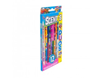Set de creioane parfumate - DOUBLE FUN (12 buc.)