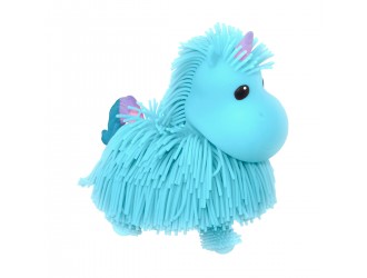 Jucarie muzicala interactiva Unicorn albastru Jiggly Pup