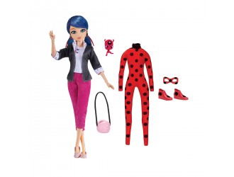 Papusa Lady Bug Superhero Secret Marinette S2 26cm