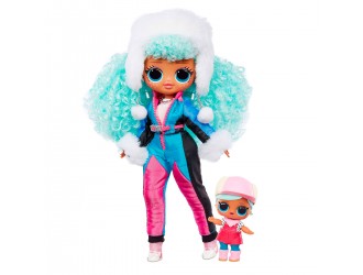 Papusa L.O.L. Surprise! O.M.G. Winter Chill Icy Gurl & Brrr B.B. Dol