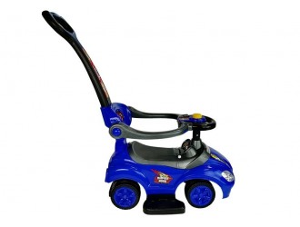 Tolocar cu maner 3 in 1 albastru