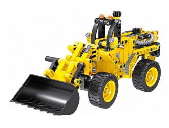 XTech Bricks: 2in1, Construction Bulldozer & Tank, 261 pcs