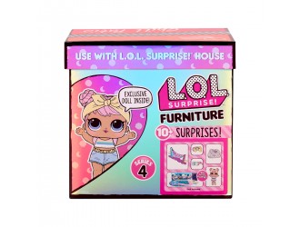 Set mobila LOL Surprise Furniture Series 4 Chill Patio & Dawn Doll