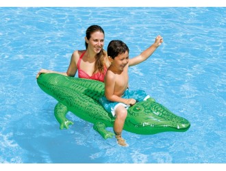 Pluta-saltea gonflabila “Crocodil” cu maner, 168х86 cm, pana la 40 kg, 3+, INTEX