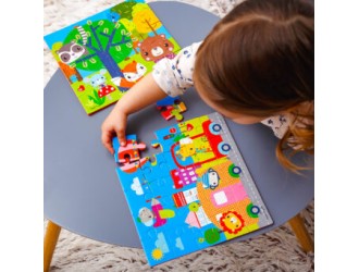 Puzzle moale 22x23 "Fisher Price. Orasul" Vladi Toys