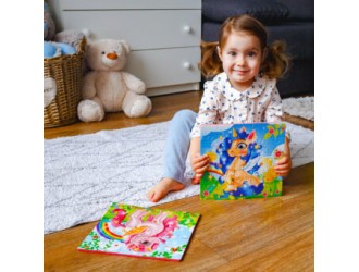 Puzzle moale 22x23 "Fisher Price. Unicorn" Vladi Toys