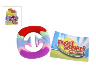 Jucarie Hand Snapper 6cm Curcubeu