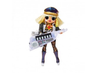 Set papusa L.O.L. SURPRISE! seria "O.M.G. Remix Rock" - FAME GUEEN chitara cu clape