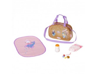 Geanta cu accesorii pentru papusa Baby Born seria Ziua de nastere