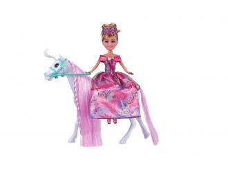 Papusa SPARKLE GIRLZ SET Printesa+Calut 27CM 660087