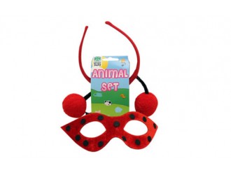 Set masca si cerc pentru par Buburuza 6742