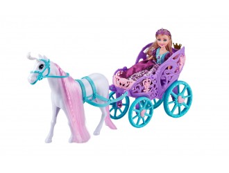 Set papusa trasura cu cal SPARKLE GIRLZ 27CM 00687
