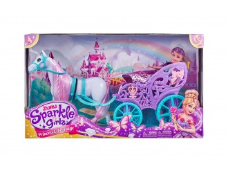 Set papusa trasura cu cal SPARKLE GIRLZ 27CM 00687