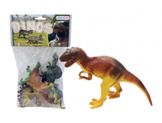 Set figurine dinozauri 6 tipuri mici 24389