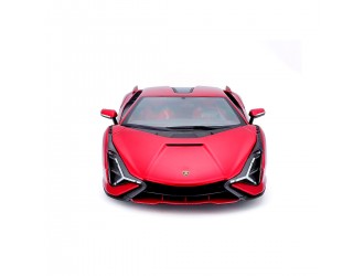 Model auto Lamborghini Sian FKP 37 (1:18) rosu metalic Bburago