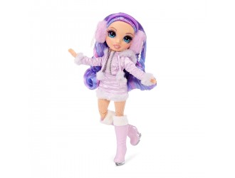 Papusa Rainbow High "Winter Break" - VIOLET WILLOW cu accesorii