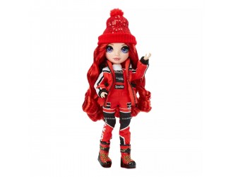 Papusa Rainbow High "Winter Break" - RUBY ANDERSON cu accesorii