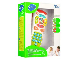 Telecomanda cu muzica si lumina Hola Toys