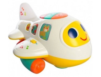 Avion cu muzica si lumina